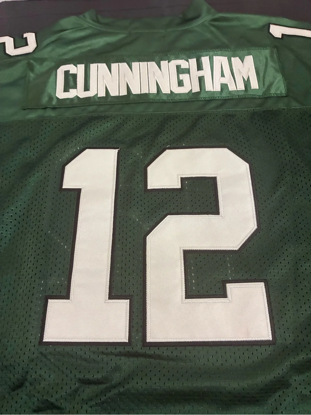 Mitchell & Ness Forest Green V‑neck Jersey Top - Picture 7 of 7